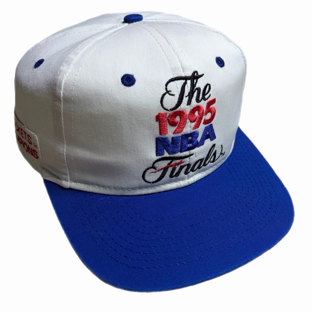 Vintage 1995 NBA Finals Orlando Magic Logo 7 Twill Snapback Hat 2 Tone